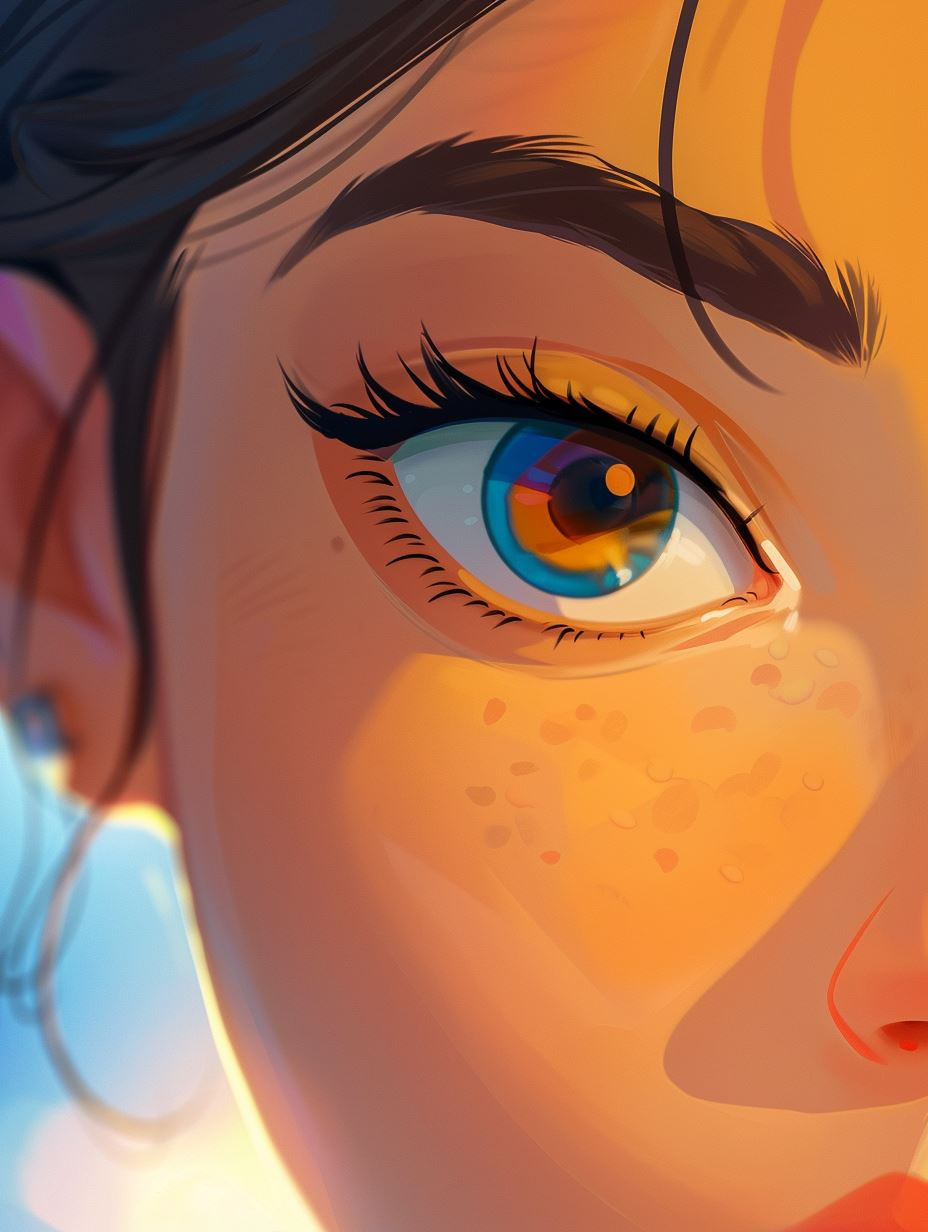 Golden Hour Gaze - Image 1