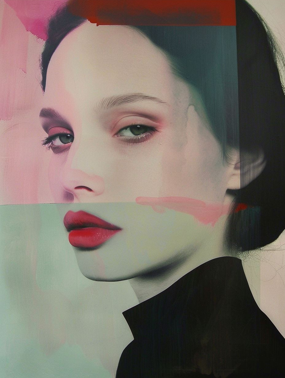 Fragmented Femininity in Pink - Image 3