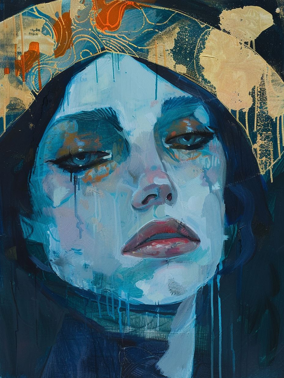 Azure Melancholy: A Study in Blue - Image 2