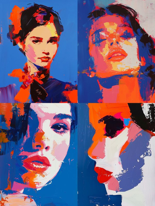 Vibrant Visions of Modern Femininity