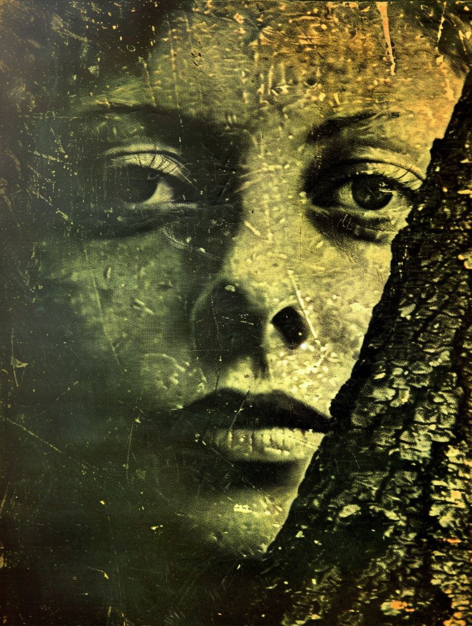 Weathered Soul in Golden Haze - Image 1