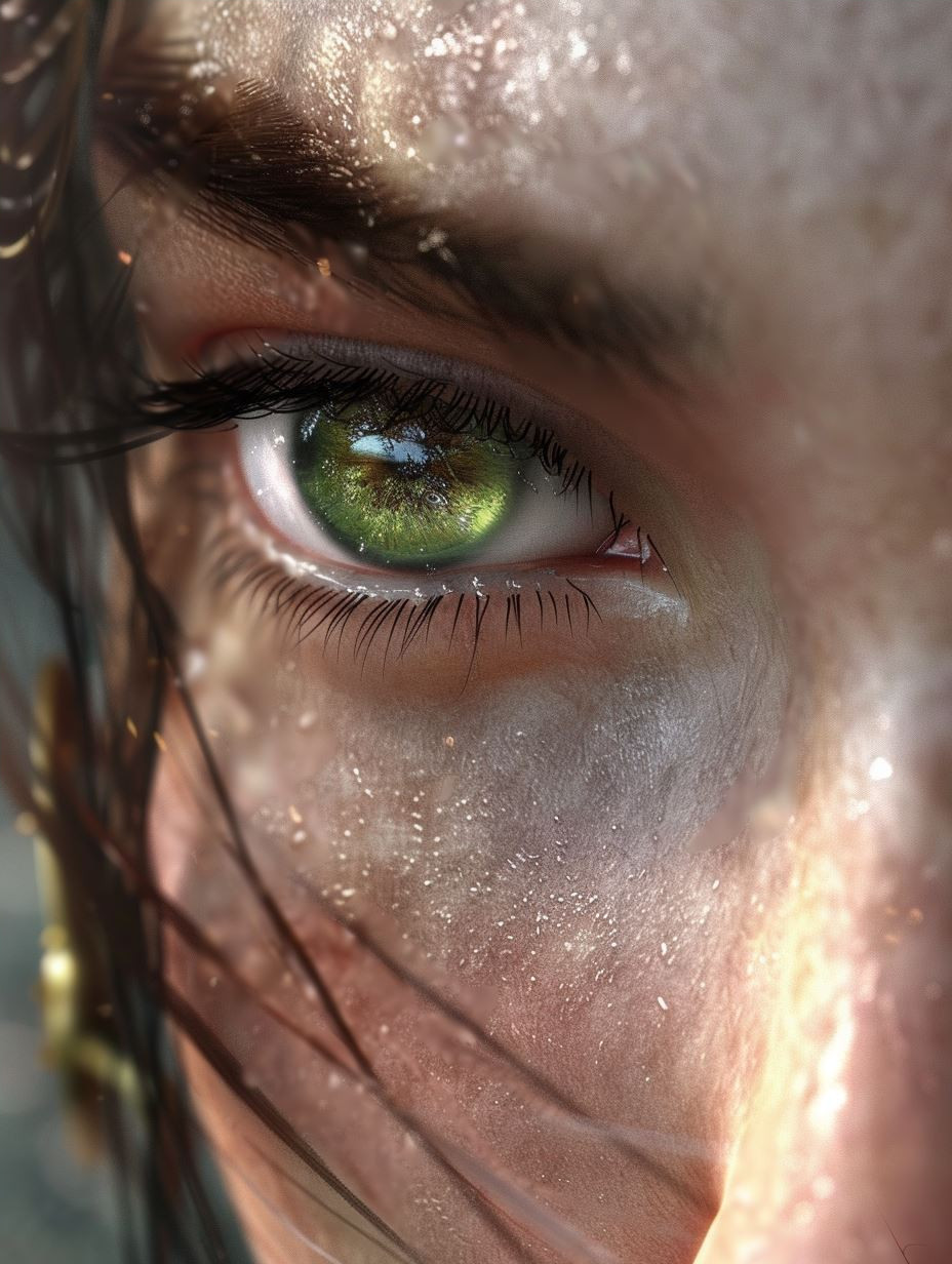 Ethereal Gaze of Dewy Light - Image 4