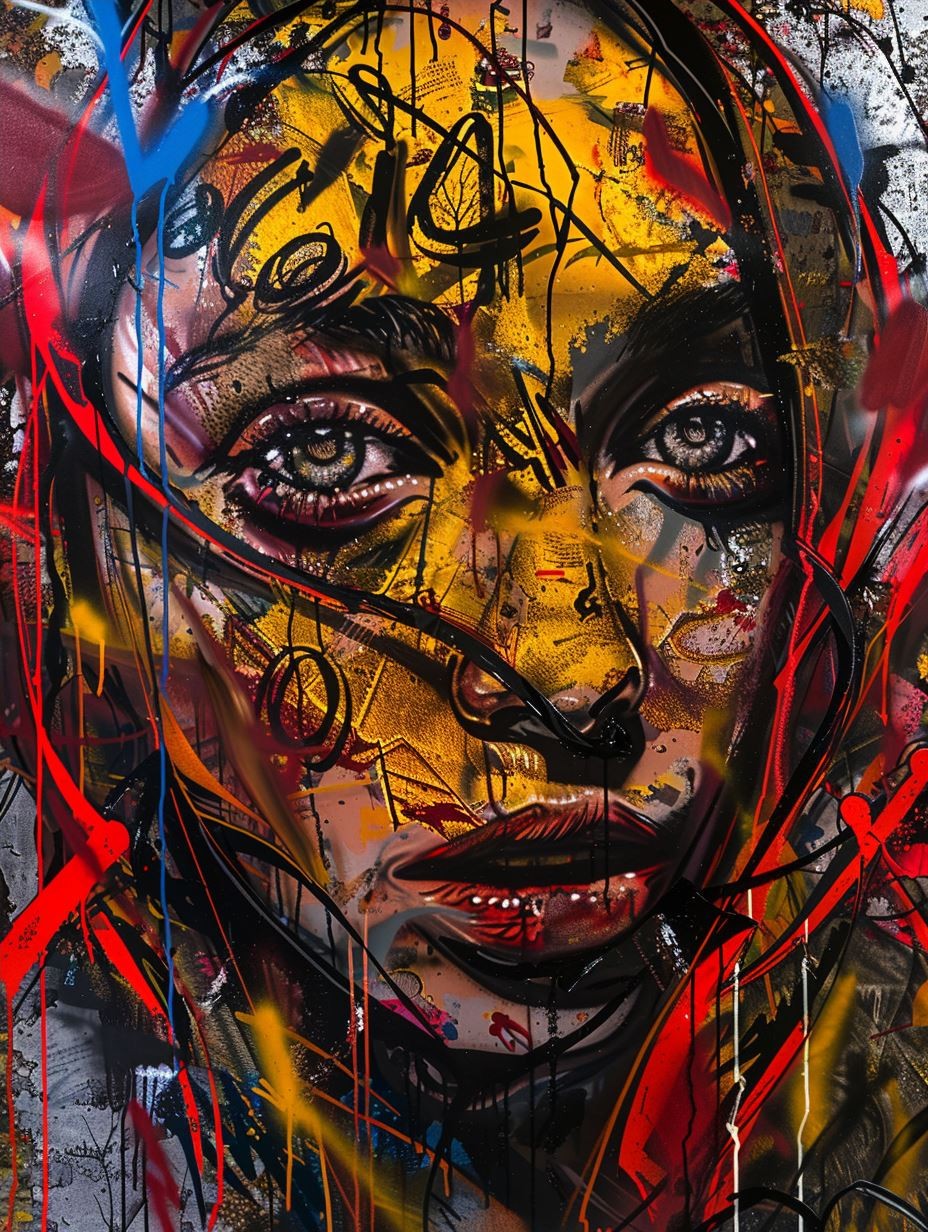 Fragmented Soul in Neon Chaos - Image 4