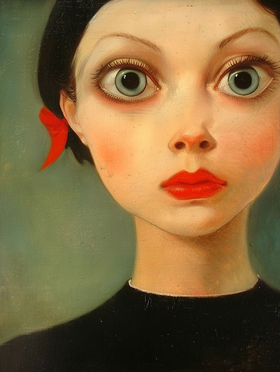 Ethereal Gaze Portrait - Image 1