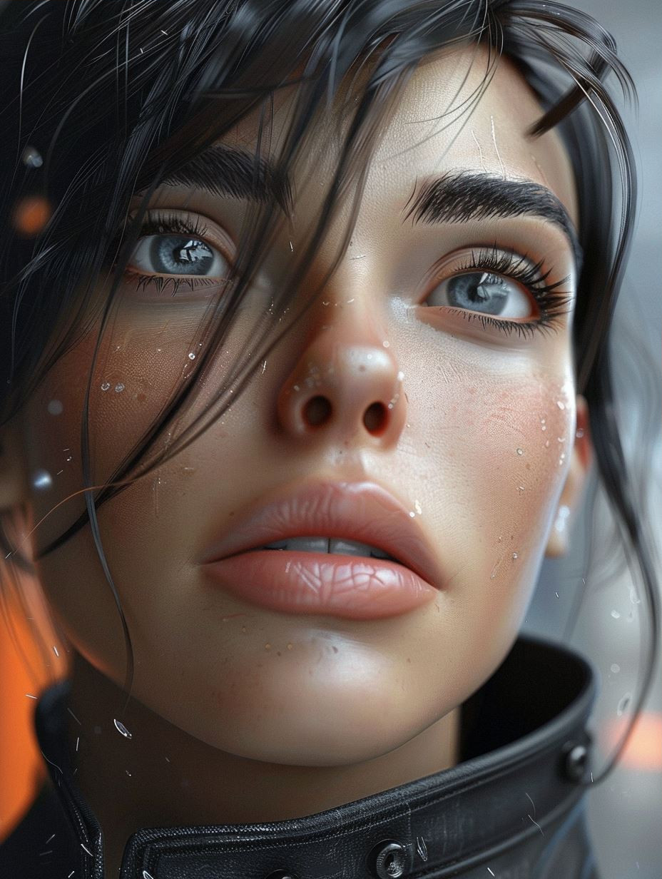 Futuristic Cybernetic Female Portraits - Image 3