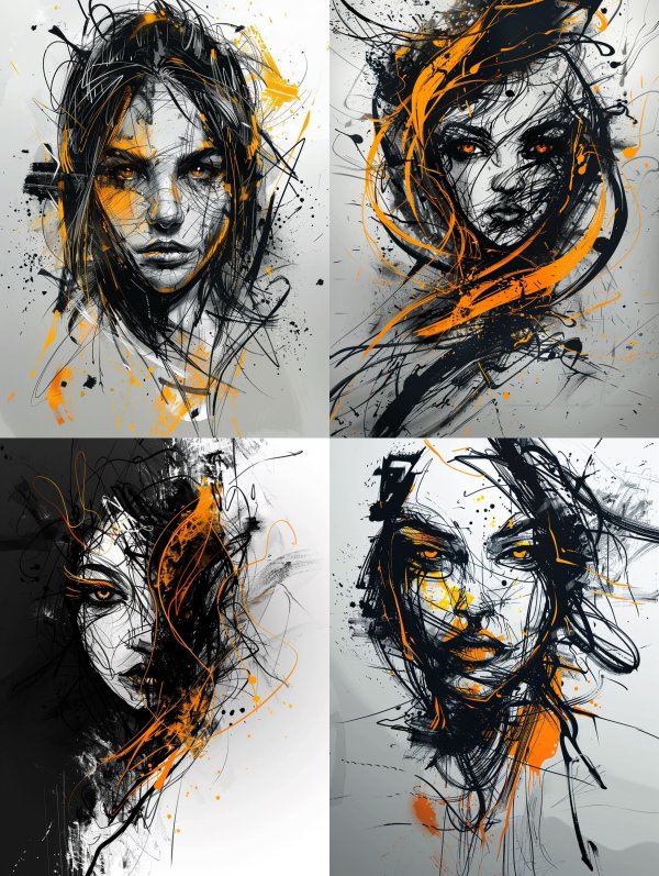 Amber Chaos Portrait