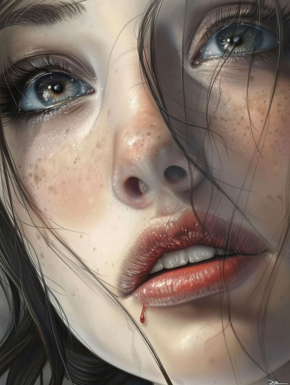 Ethereal Gazes: A Study in Digital Beauty - Image 4