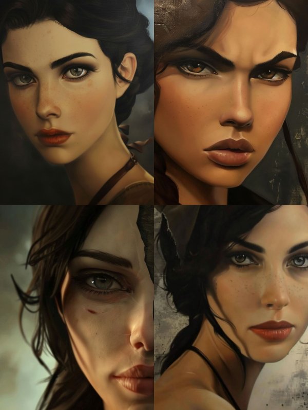 Faces of Fantasy: Digital Portrait Study