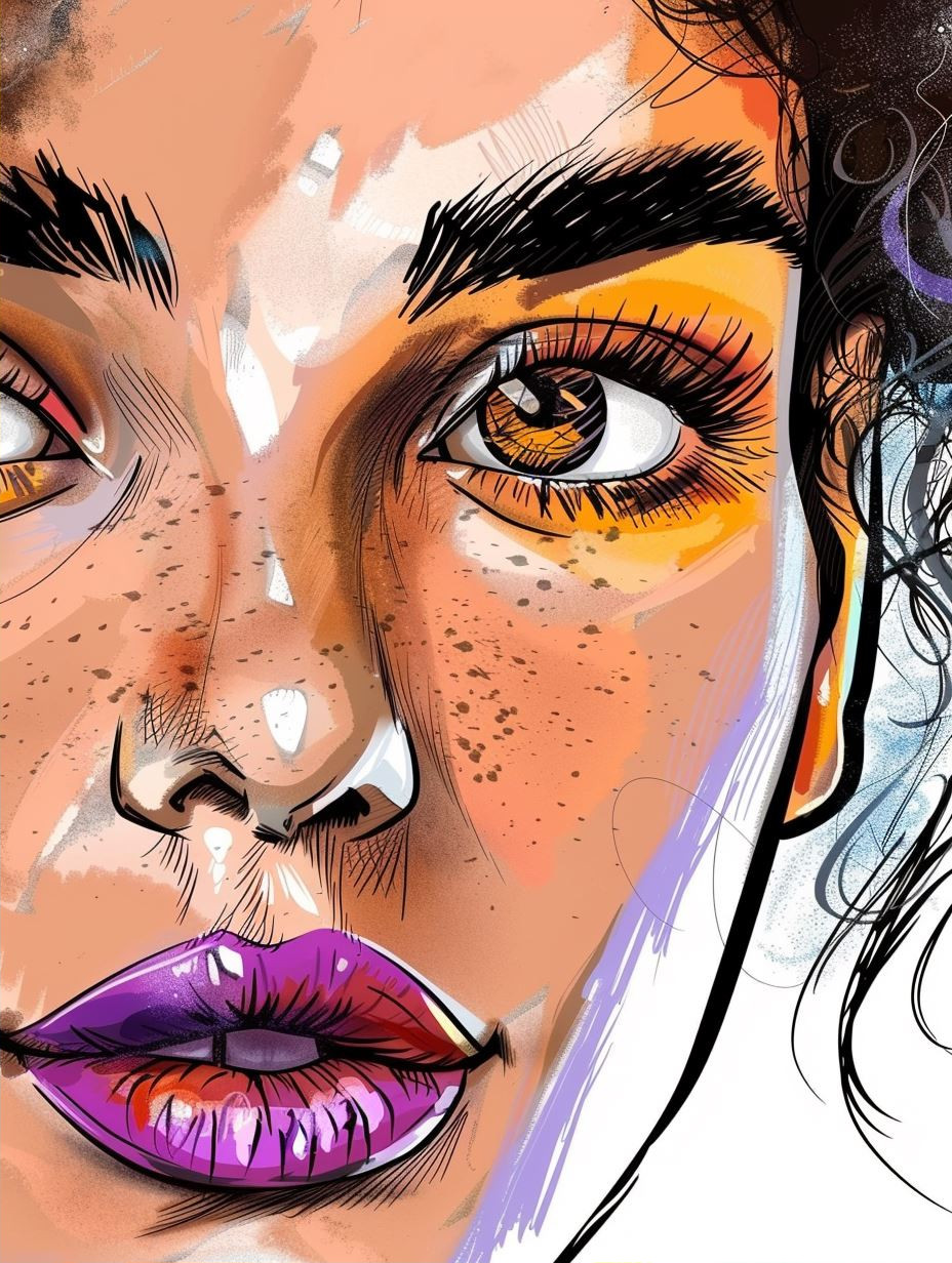 Vibrant Modern Digital Portraiture - Image 2