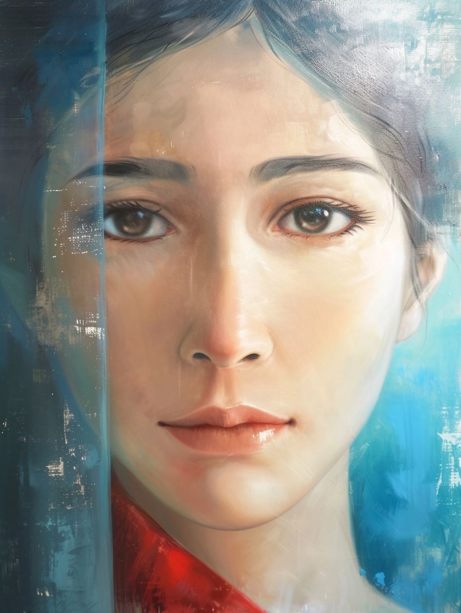 Ethereal Visions: A Study of Digital Portraits - Image 4