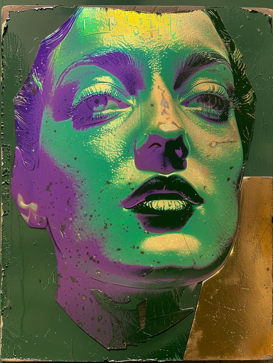 Iridescent Neon Portrait Studies - Image 3