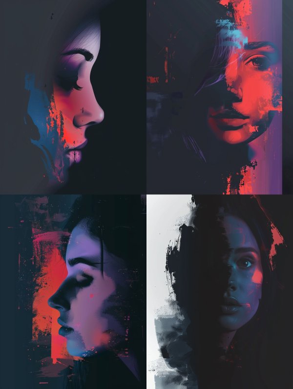 Neon Shadows Cinematic Portraits