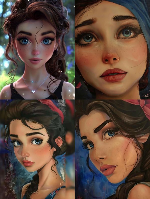 Ethereal Digital Portraiture Study