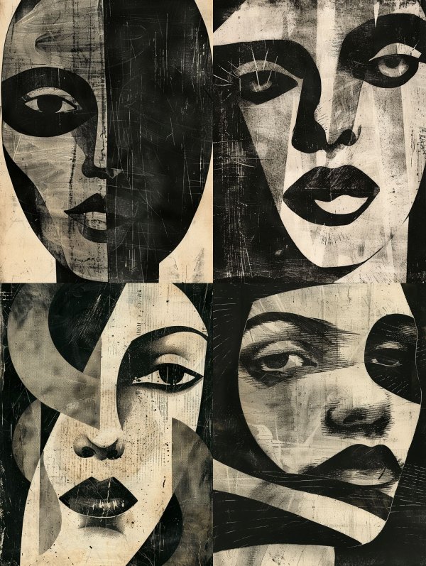 Dualistic Noir Portrait Study