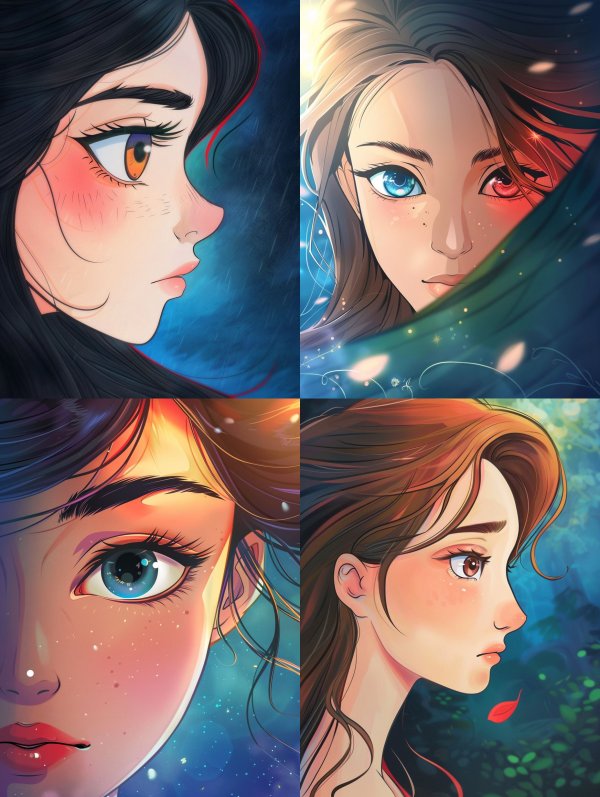 Whispers of the Soul: Anime Portraits