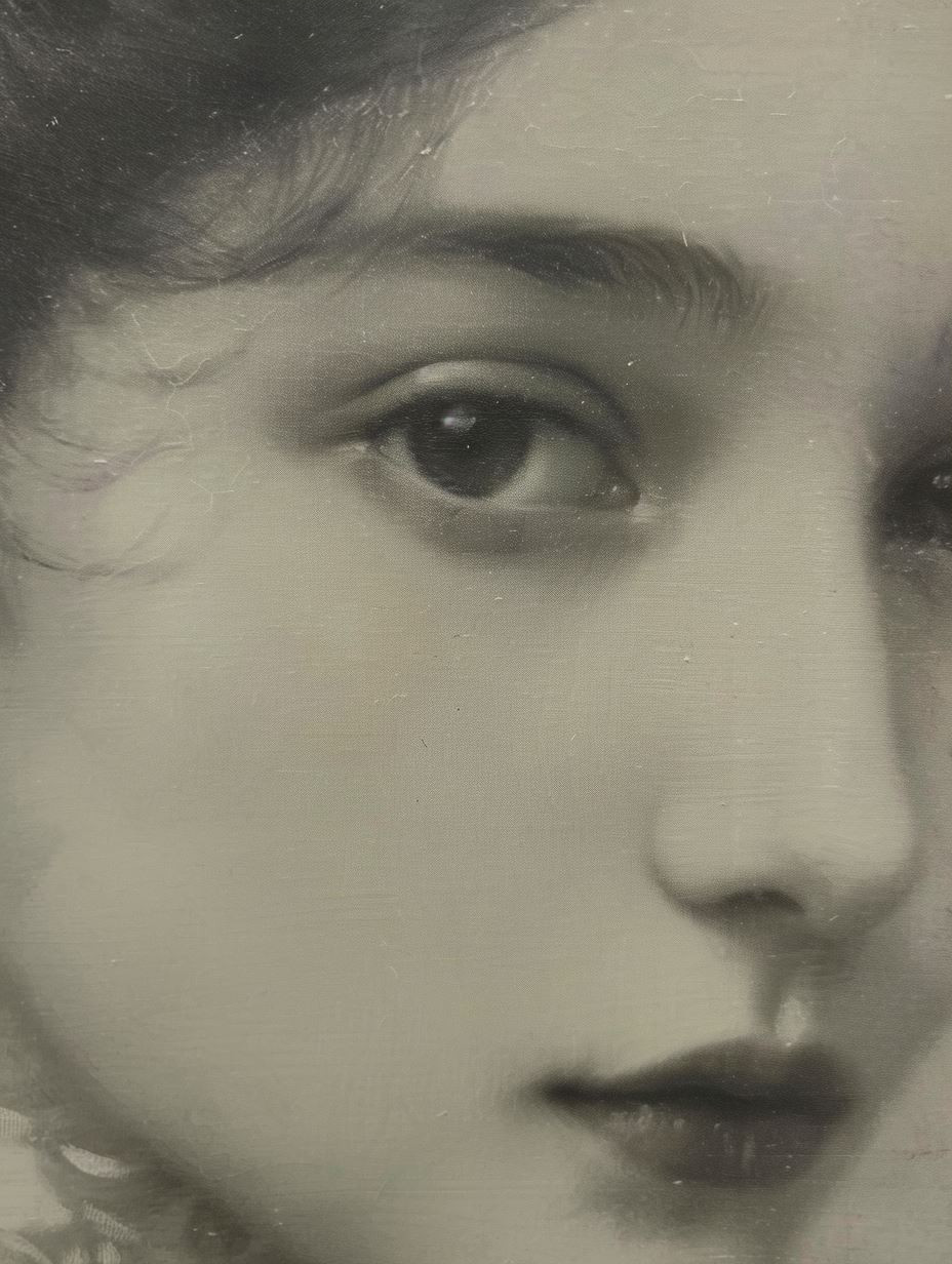 Ethereal Vintage Portrait Collage - Image 3