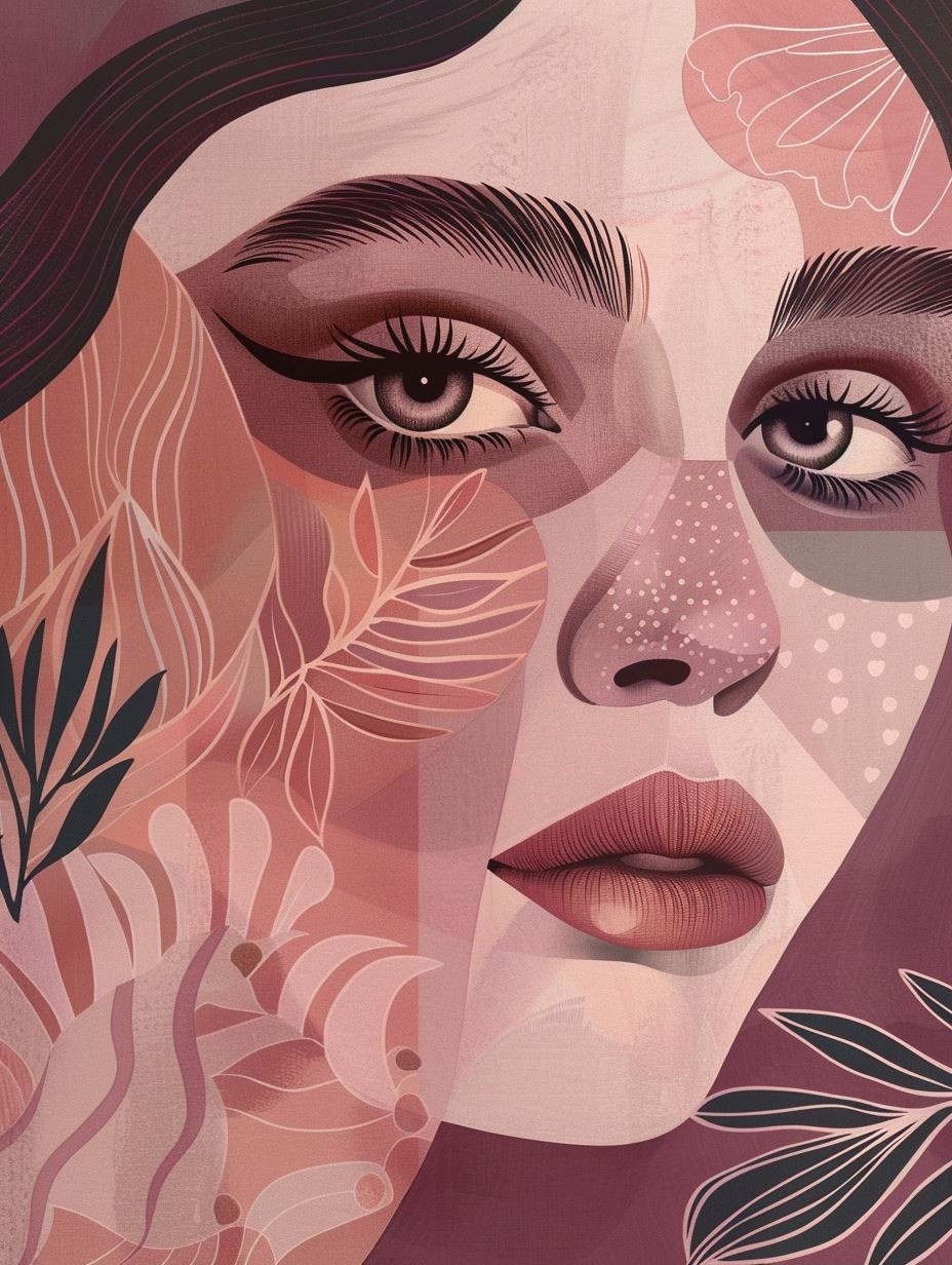 Ethereal Rose Quartz Portraits - Image 1