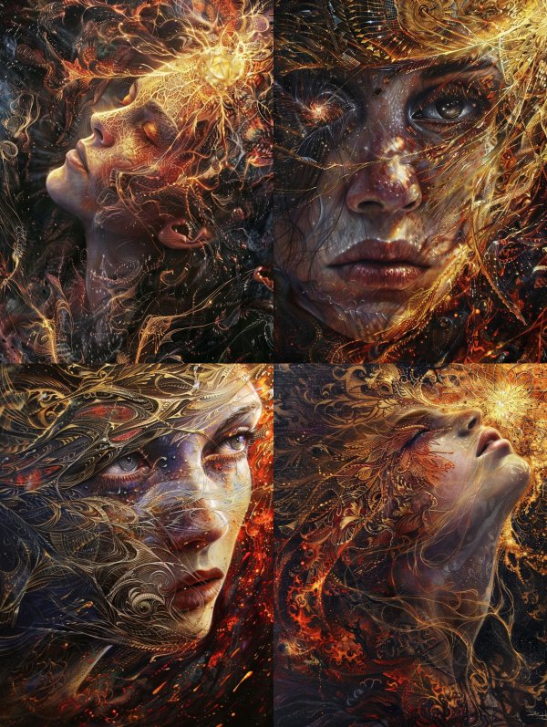 Ethereal Embers of Human Spirit