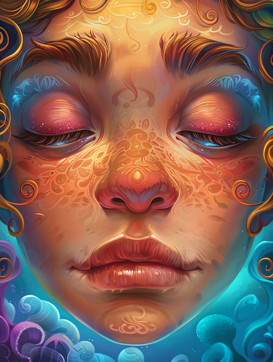 Ethereal Aquatic Dream Portrait - Image 4