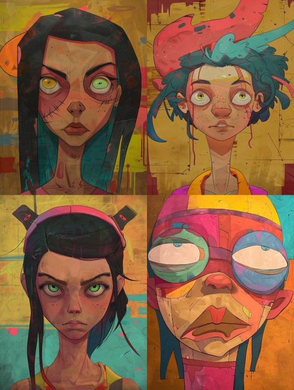 Eclectic Modern Portraiture Study