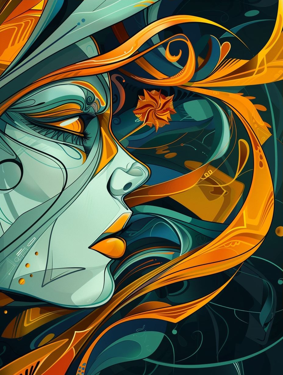 Abstract Fluidity of Human Emotion - Image 3