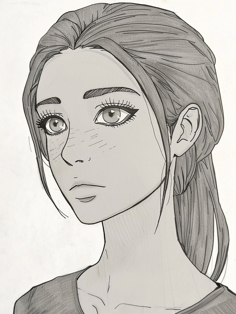 Expressions of the Soul: Pencil Portraits - Image 3