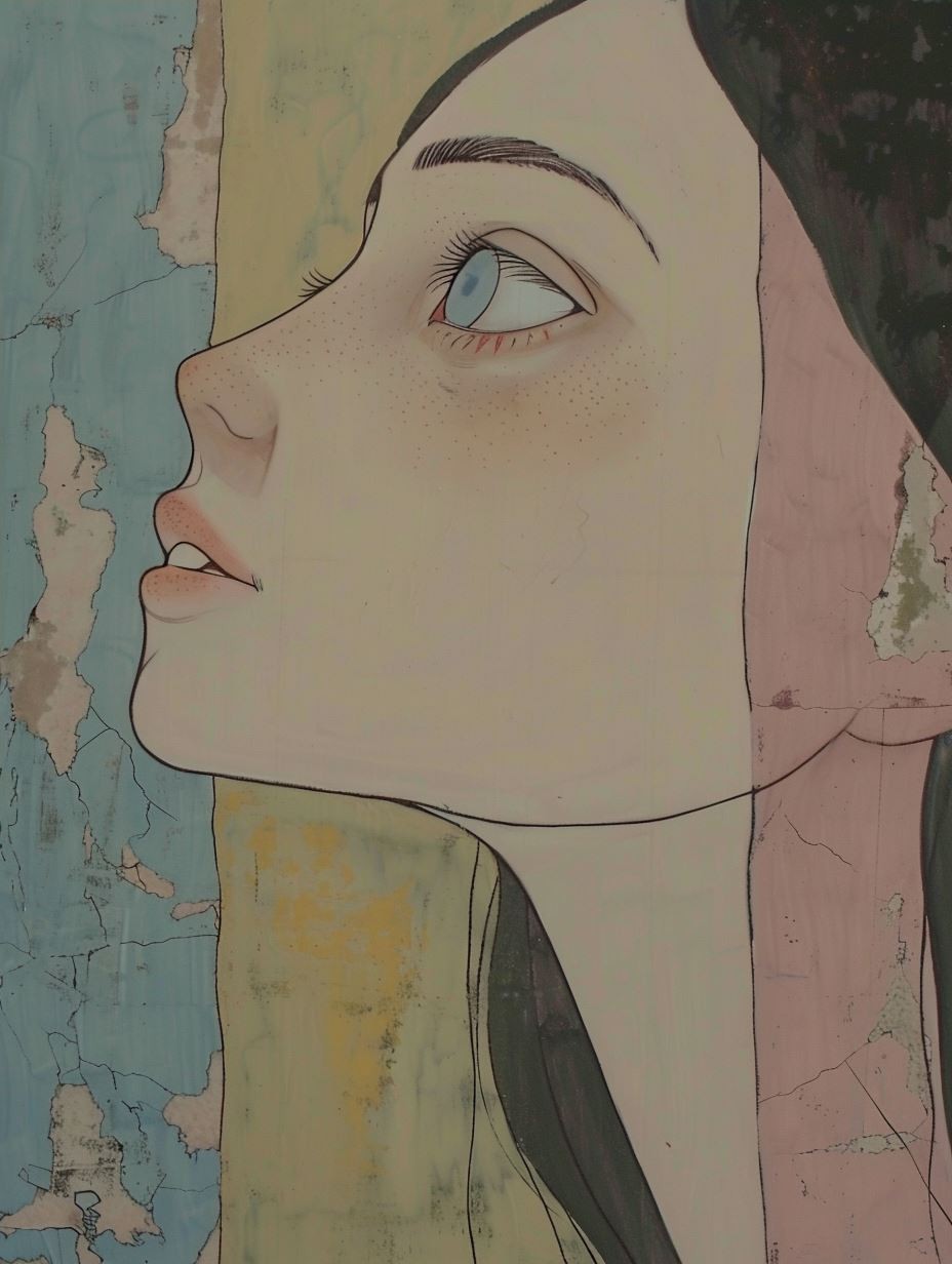 Ethereal Pastel Anime Portrait - Image 4