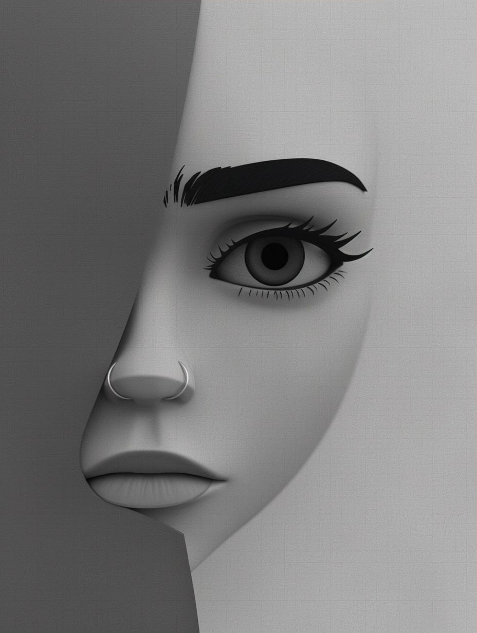 Melancholy Digital Portrait Studies - Image 3