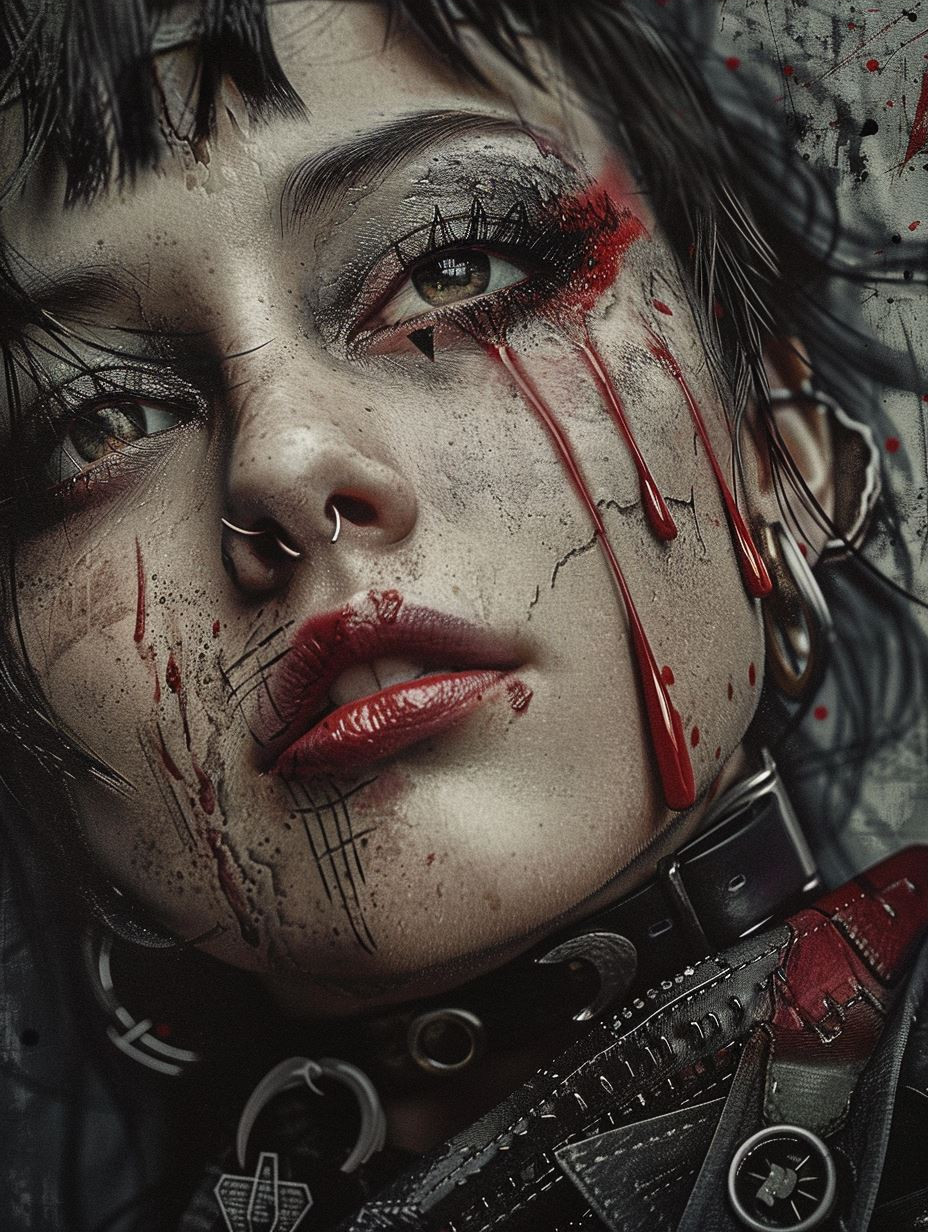 Dark Gothic Cybernetic Horror Portraits - Image 3