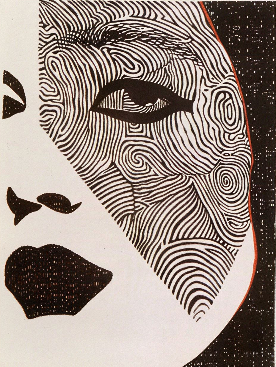 Abstract Linear Portrait Fusion - Image 4