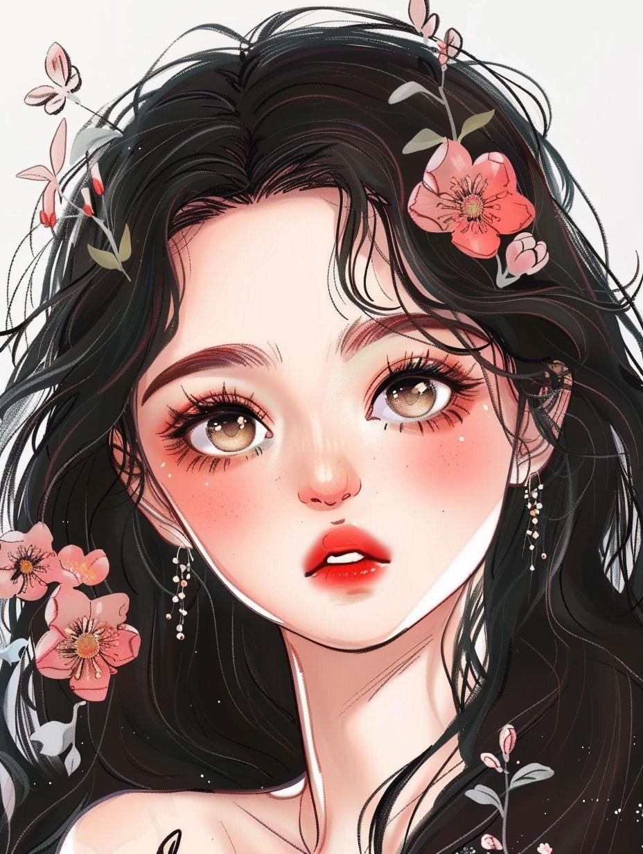 Ethereal Anime Portraiture Study - Image 3