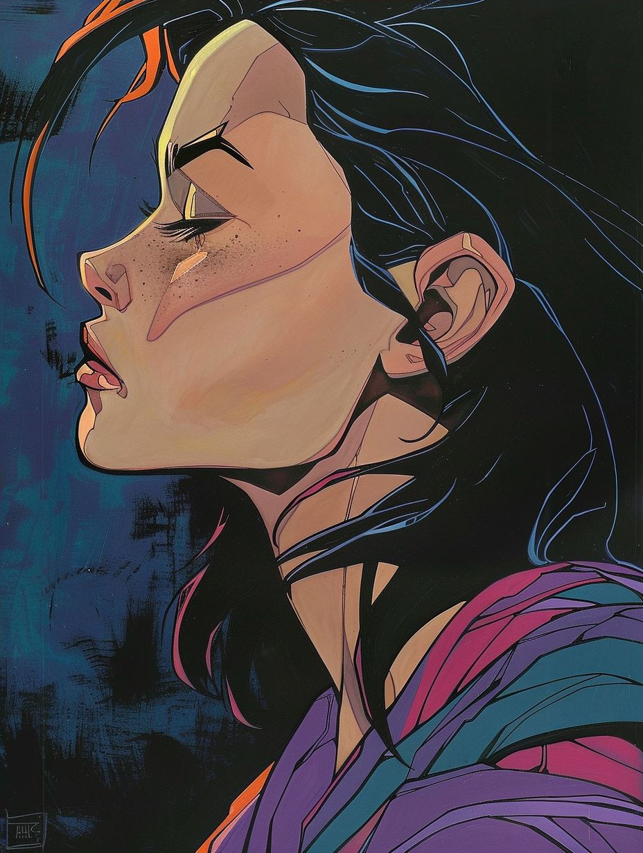 Neon Noir Comic Portraits - Image 4