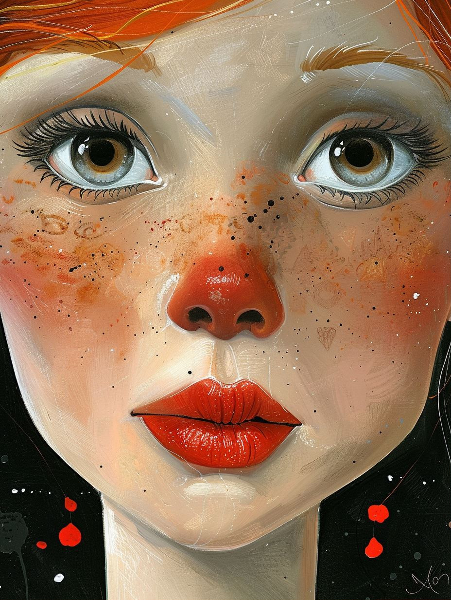 Ethereal Portraits of Painted Souls - Image 1