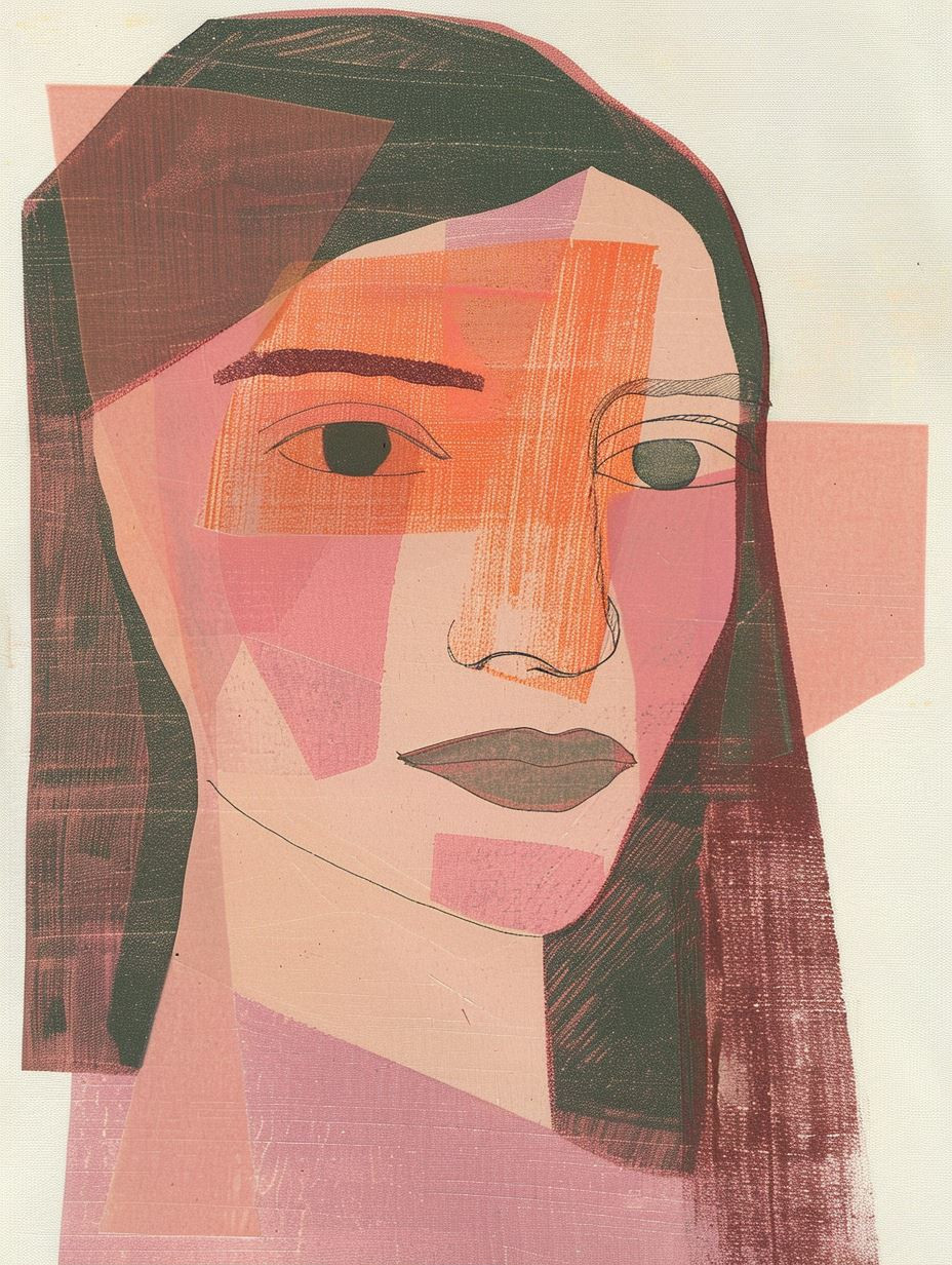 Geometric Terracotta Portrait Studies - Image 1