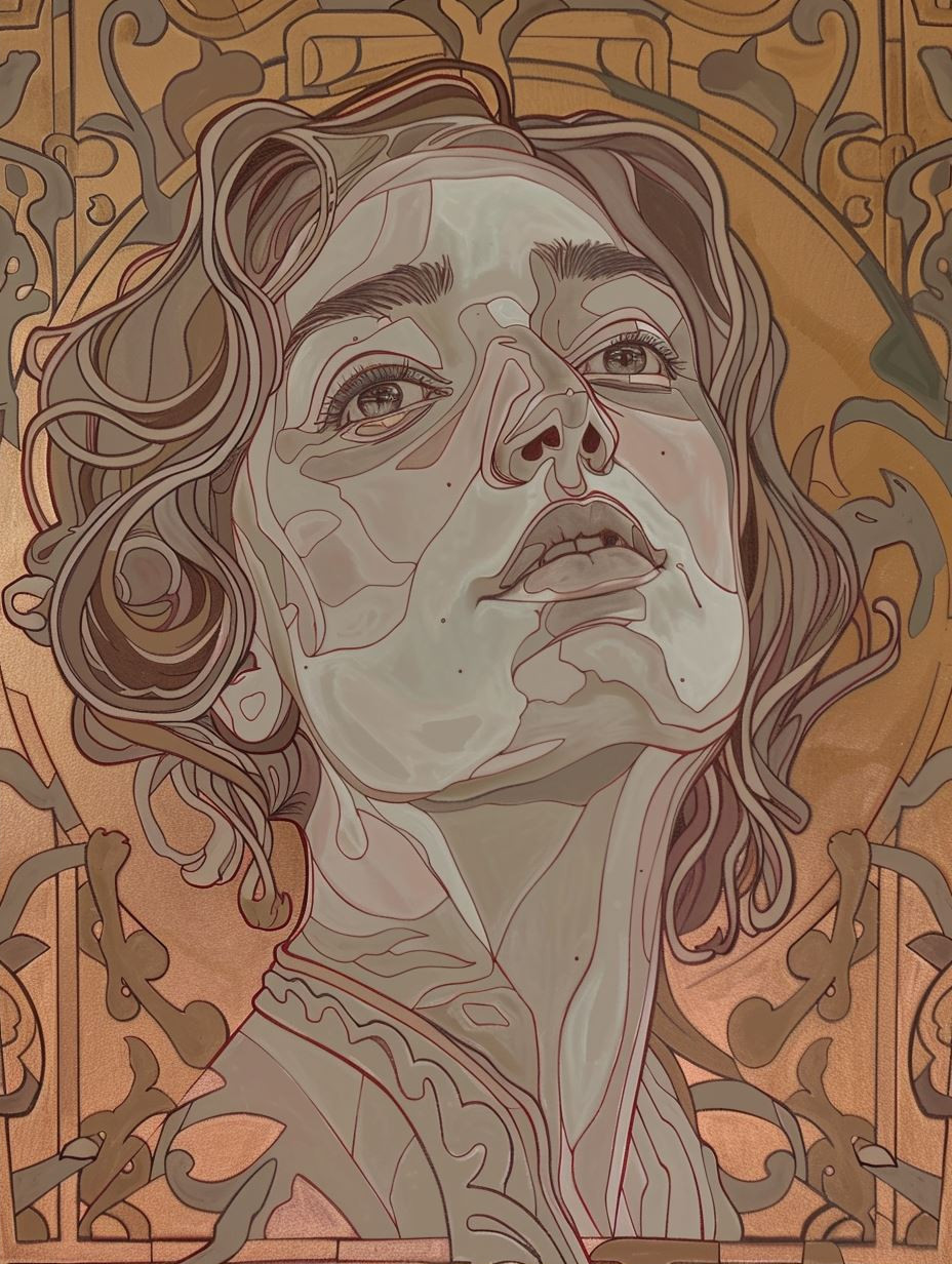 Ethereal Art Nouveau Portraits - Image 2