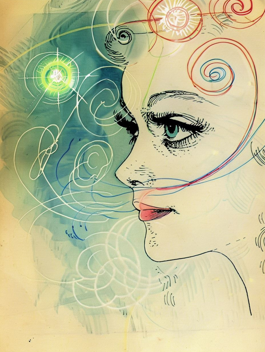 Ethereal Feminine Line Art Study - Image 3