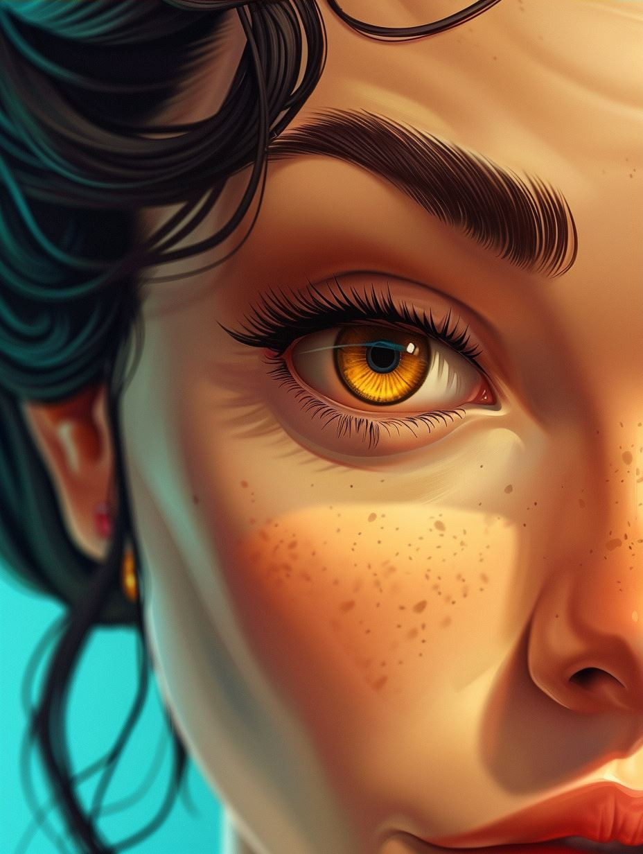 Luminous Golden Hour Portrait - Image 3