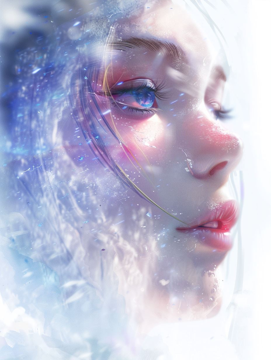 Ethereal Portraits in Frozen Mist - Image 3