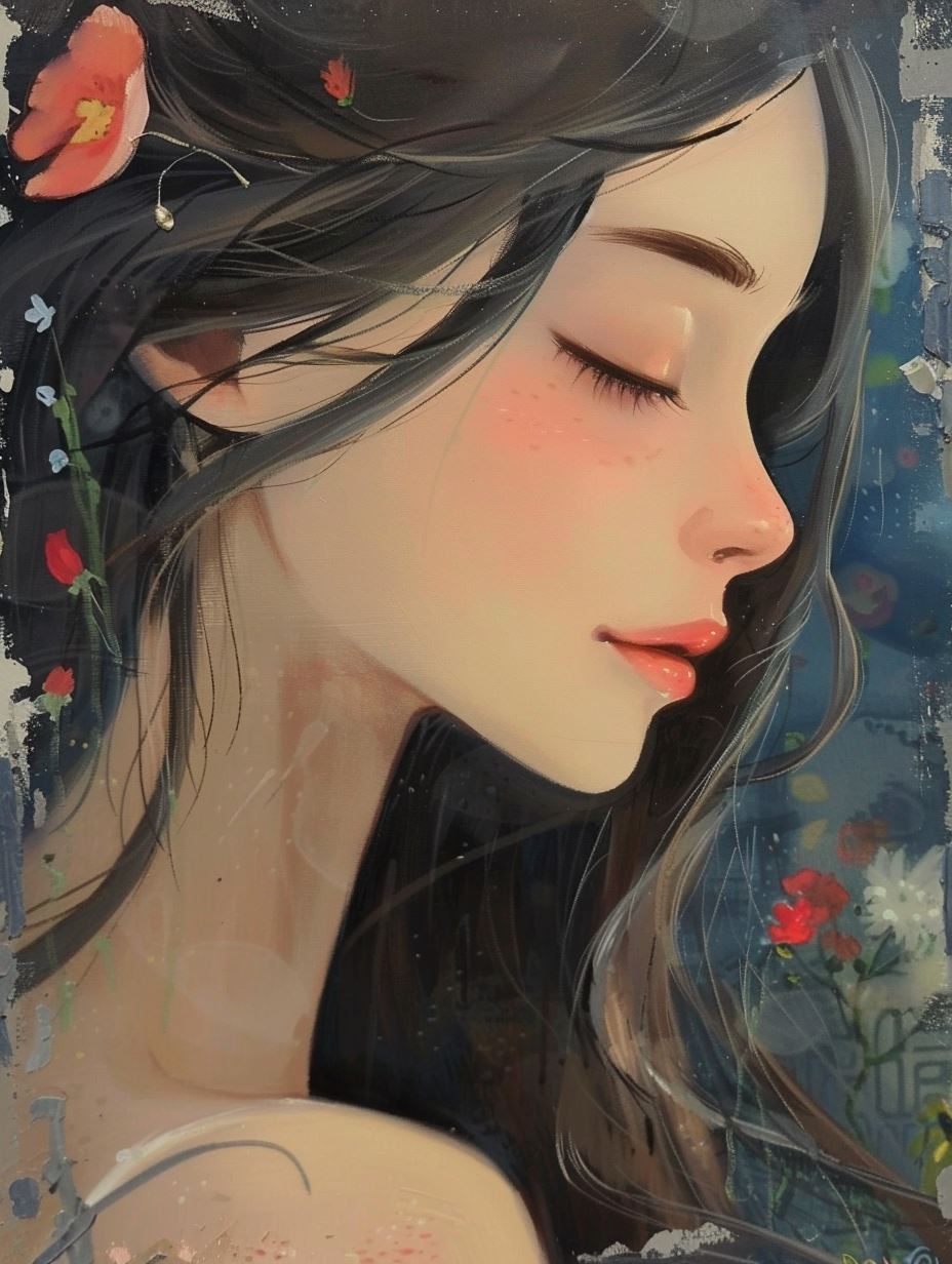 Ethereal Digital Anime Portraits - Image 3