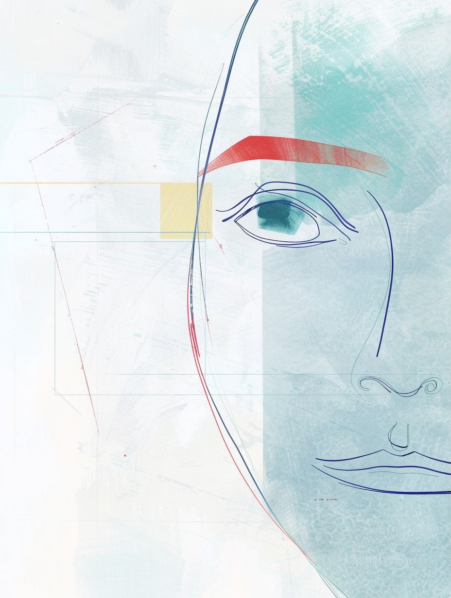 Fragmented Echoes of Human Faces - Image 1