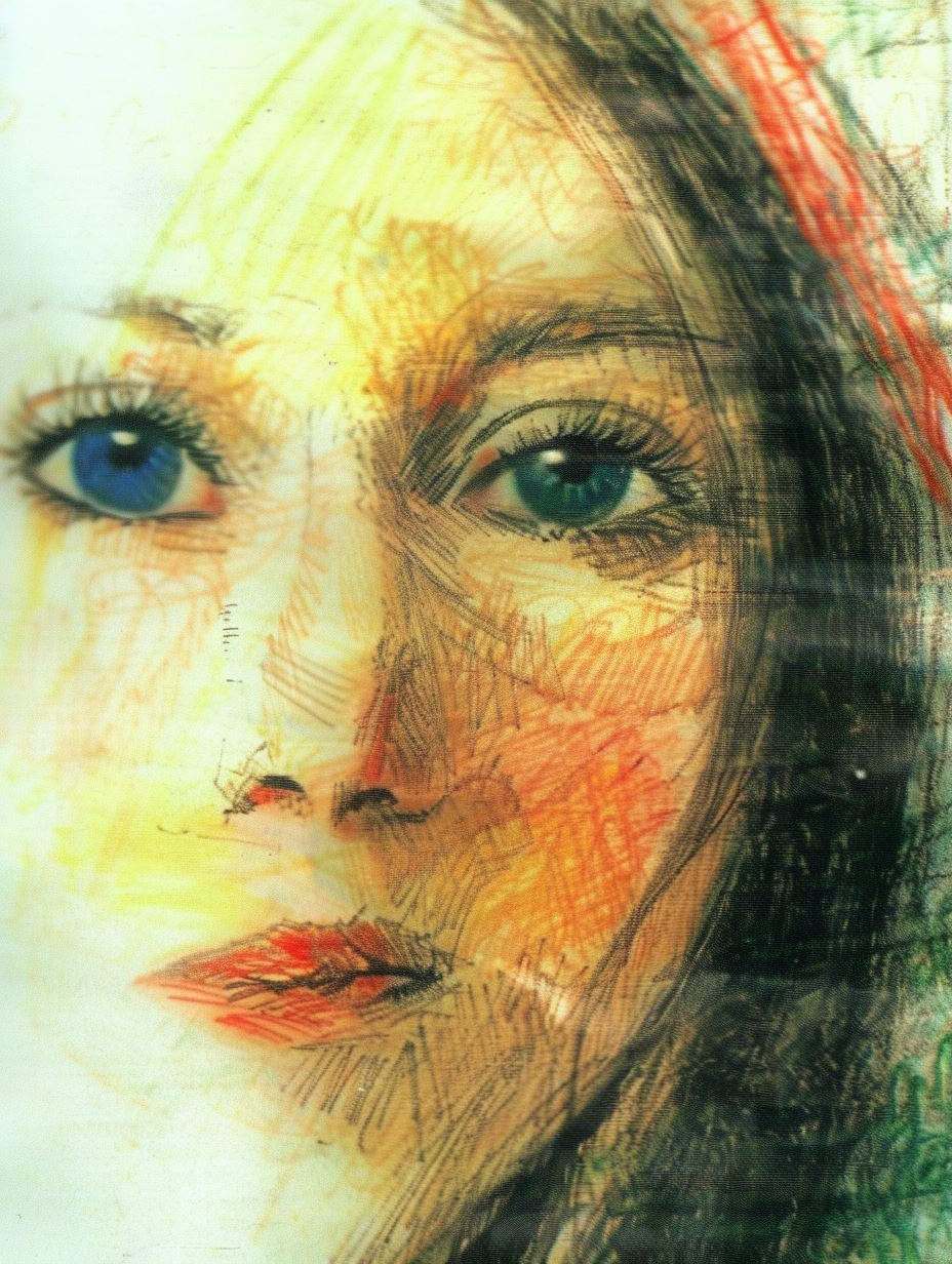 Soulful Gazes in Mixed Media - Image 3