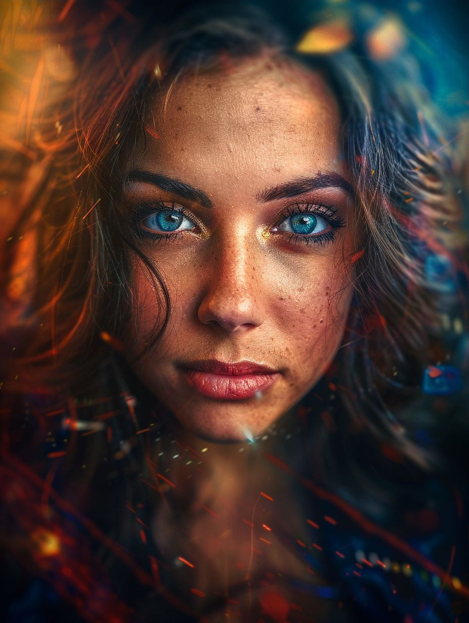 Cosmic Collision of Neon Elements - Image 3