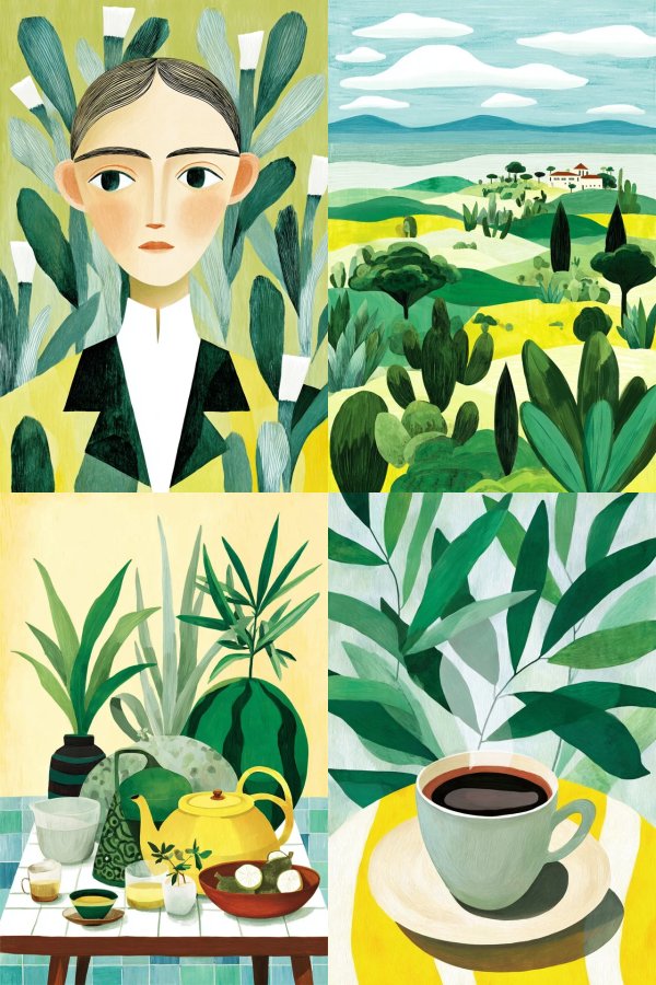 Botanical Portrait Serenity