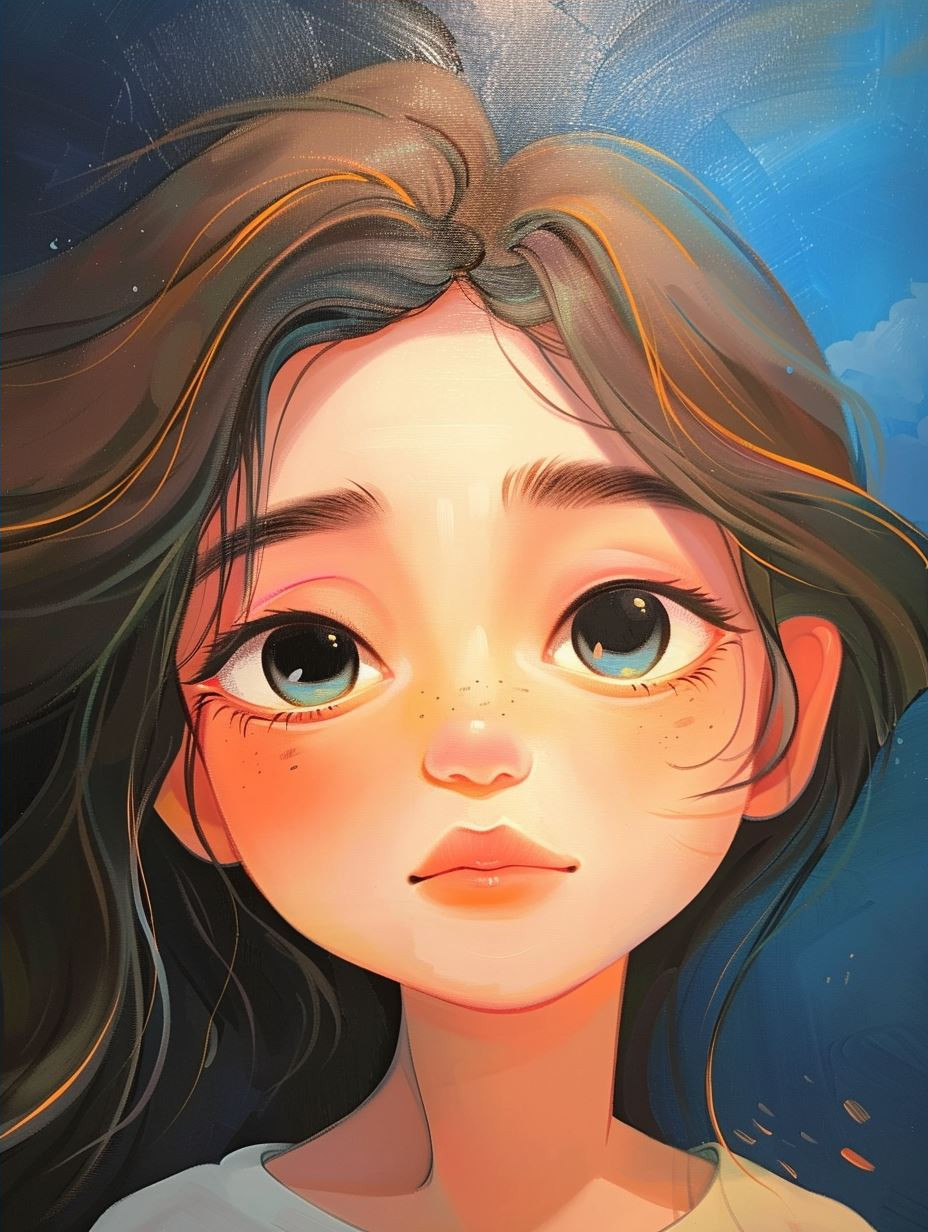 Ethereal Digital Portraits of Young Women - Image 4
