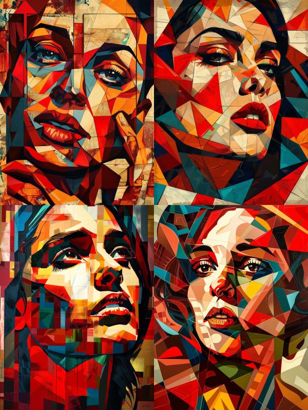 Prismatic Portraits of Modern Femininity