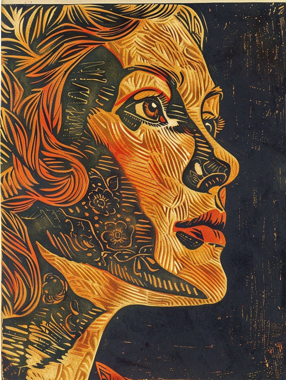 Wooden Grain Portrait - Image 3