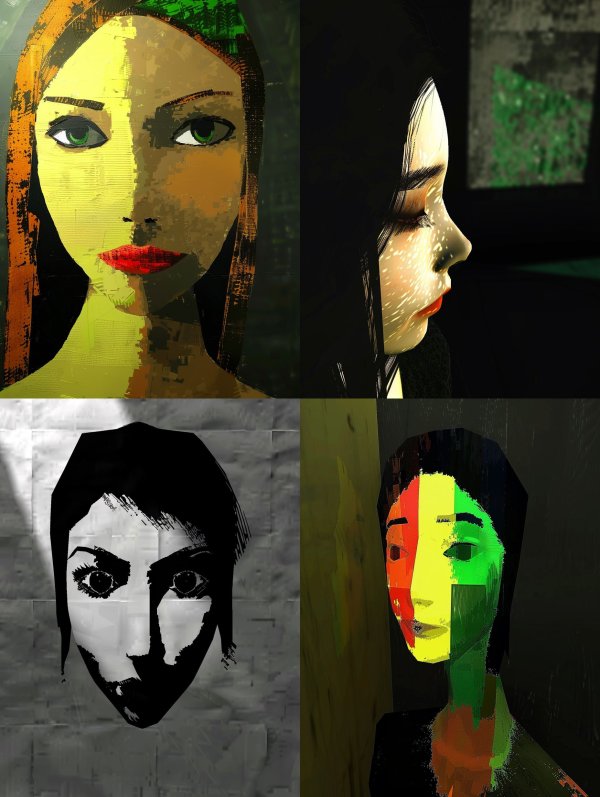 Faces of Abstract Emotion