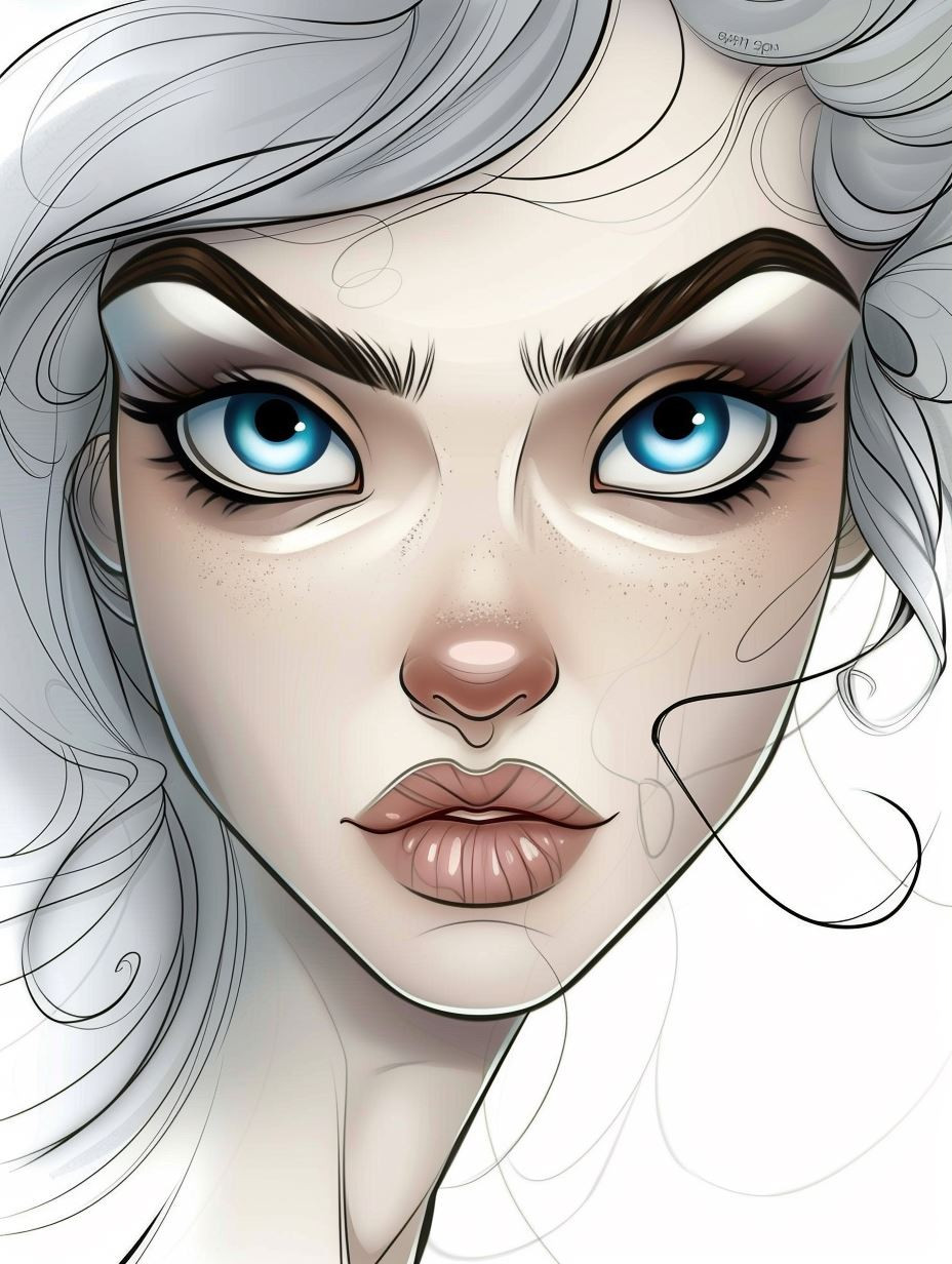 Evolution of a Digital Portrait Study - Image 3