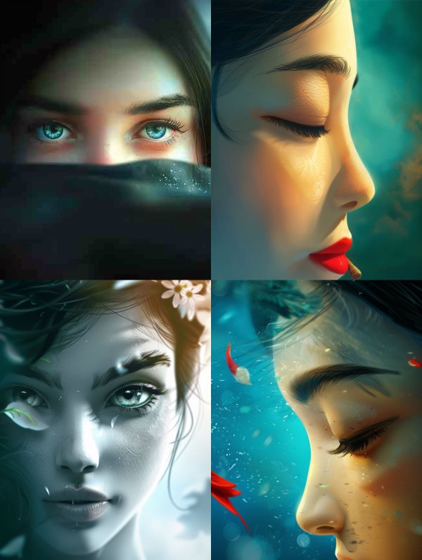 Ethereal Gaze of Silent Waters
