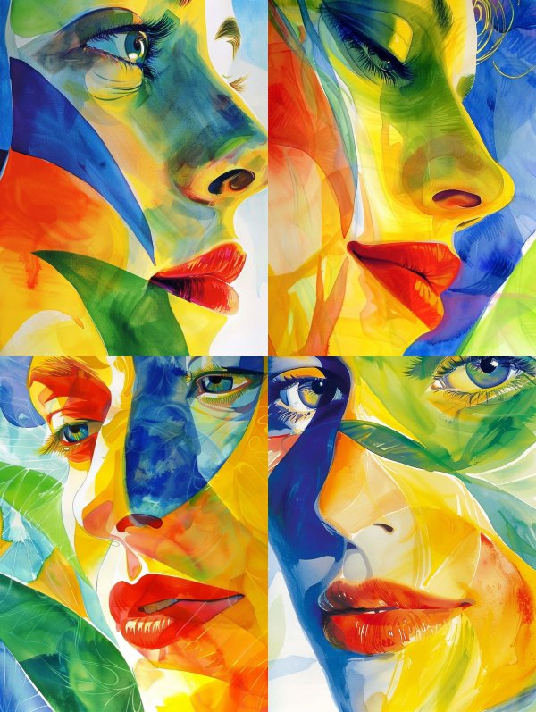Prismatic Visions of a Woman